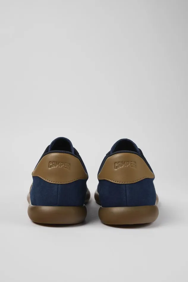 Sneakers Men Camper Pelotas Soller Blue NubuckLeather Sneaker