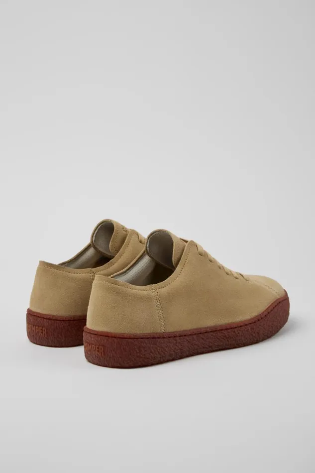 Sneakers Men Camper Peu Terreno Beige Nubuck Shoes Sneakers Men Camper Peu Terreno Beige Nubuck Shoes