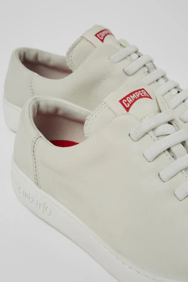 Sneakers Men Camper Peu Touring White Leather Sneakers