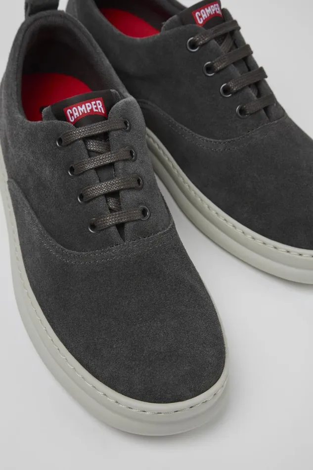 Sneakers Men Camper Runner Gray Nubuck Sneakers