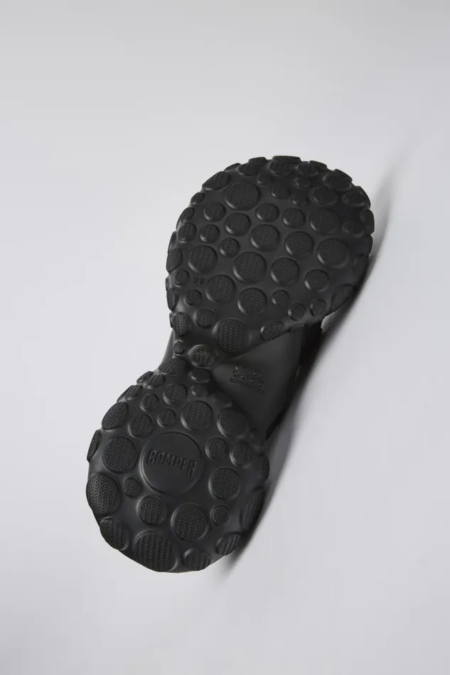 Sneakers Women Camper Pelotas Mars Black TextileLeather Sneaker