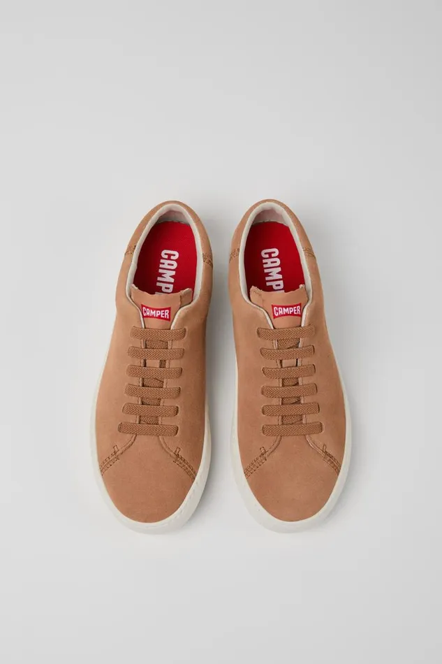 Sneakers Women Camper Peu Touring Nude Nubuck Sneakers