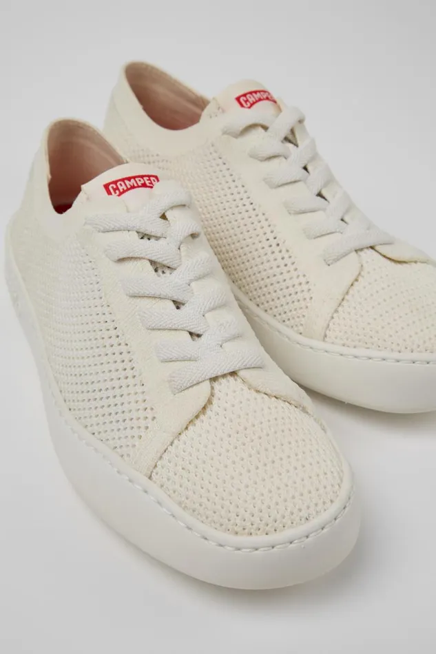 Sneakers Women Camper Peu Touring White Recycled PET Sneakers