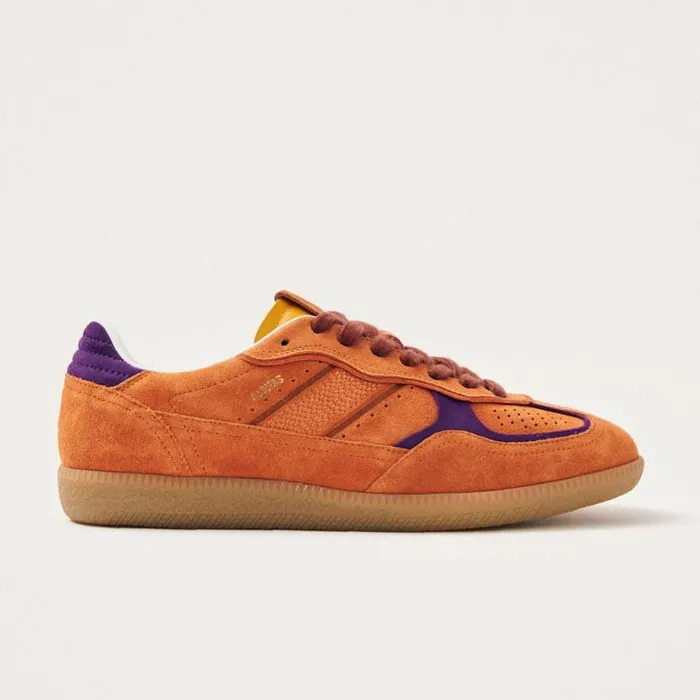 Sneakers WomenMen ALOHAS Tb490 Rife Orange Leather Sneakers