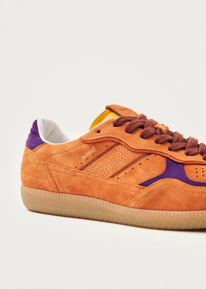 Sneakers WomenMen ALOHAS Tb490 Rife Orange Leather Sneakers