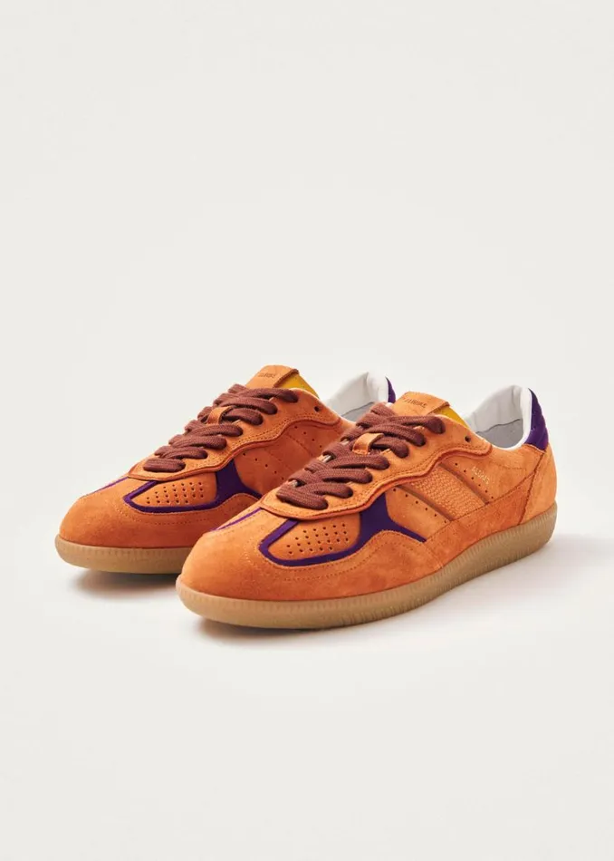 Sneakers WomenMen ALOHAS Tb490 Rife Orange Leather Sneakers