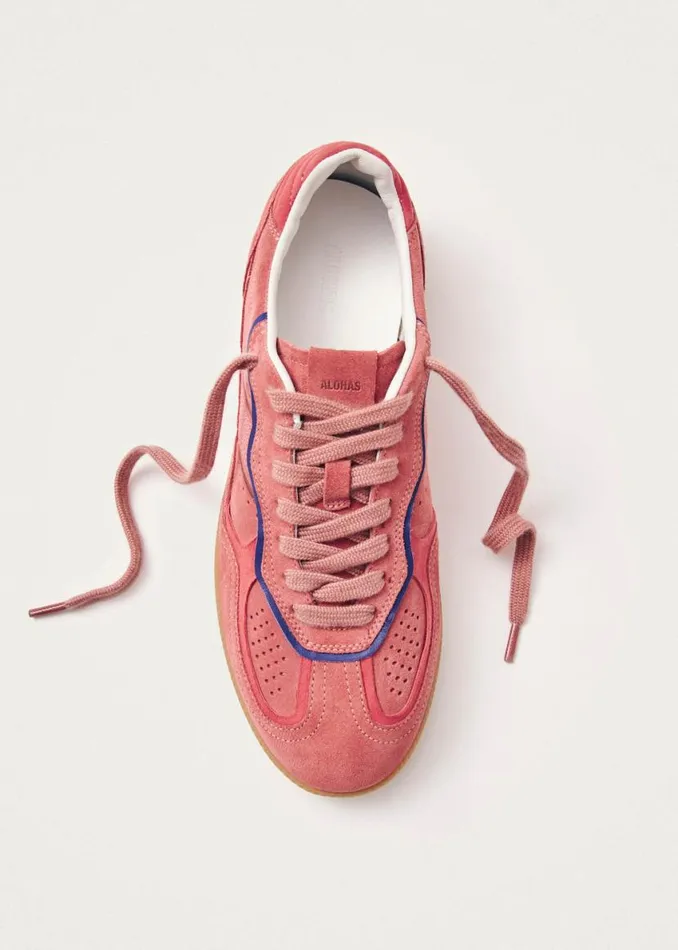 Sneakers WomenMen ALOHAS Tb490 Rife Pink Leather Sneakers