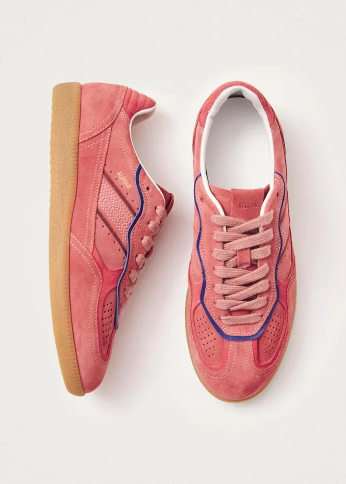 Sneakers WomenMen ALOHAS Tb490 Rife Pink Leather Sneakers