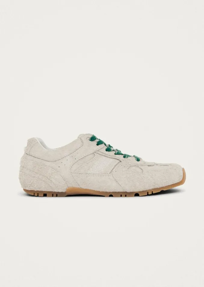 Sneakers WomenMen ALOHAS Tb56 Suede Fuzzy Light Grey