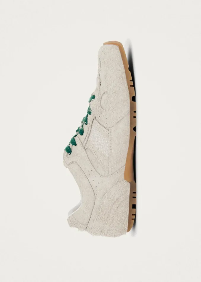 Sneakers WomenMen ALOHAS Tb56 Suede Fuzzy Light Grey