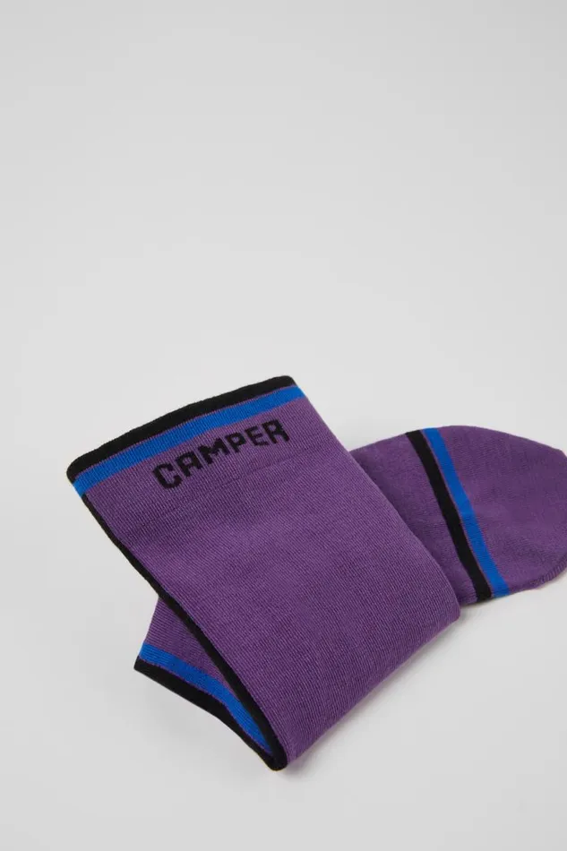 Socks Women Camper Socks Violet Socks With PYRATEX