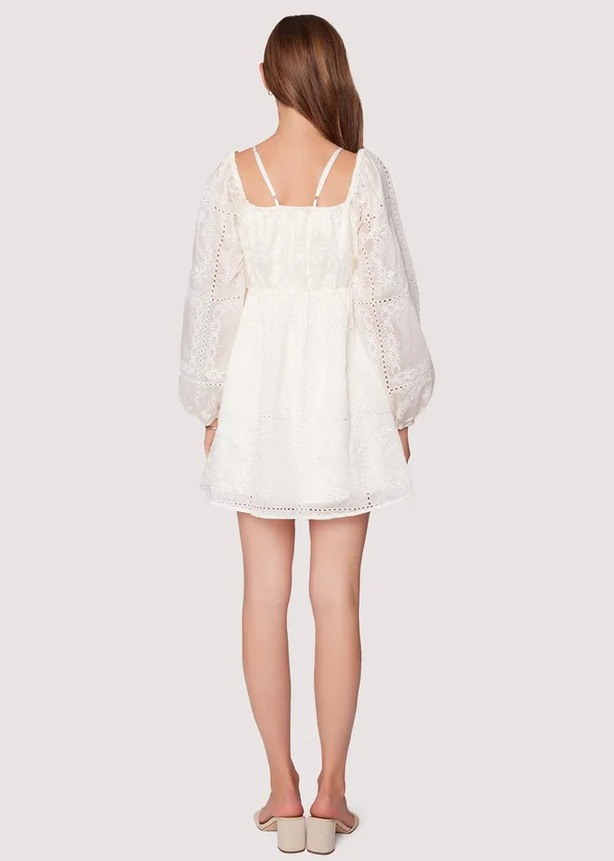 Somerset Meadow Mini Dress Offwhite Women Lost Wander Dresses