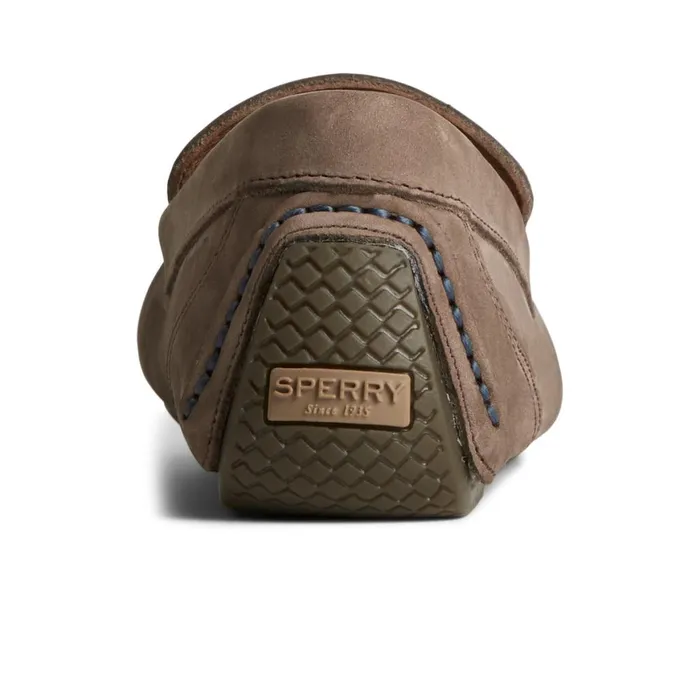 Sperry Davenport Nubuck Venetian Driver Brown Men Loafers and Oxfords