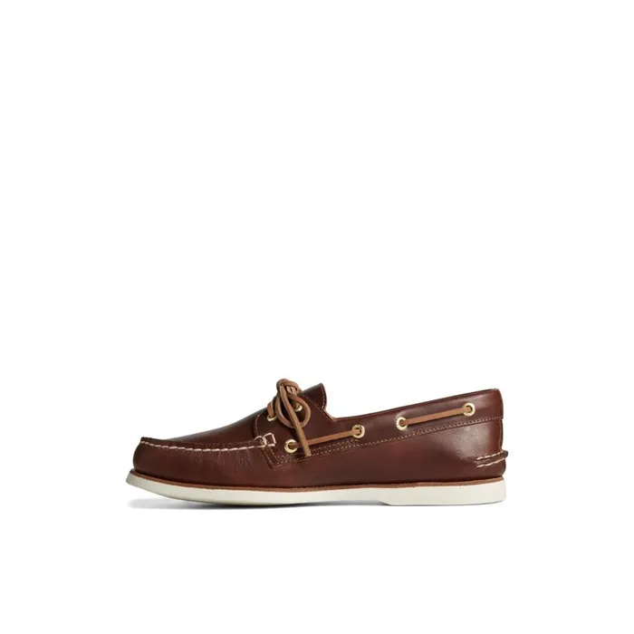 Sperry Gold Cup Authentic Original Orleans Leather Boat Shoe Medium Beige Men Boat Shoes