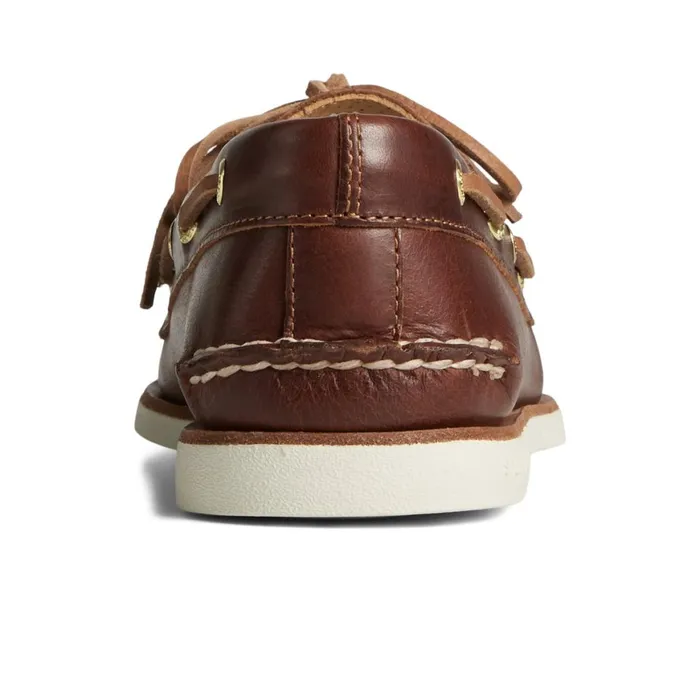 Sperry Gold Cup Authentic Original Orleans Leather Boat Shoe Medium Beige Men Boat Shoes