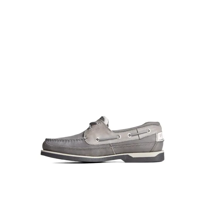 Sperry Gold Cup Mako Boat Shoe Grey Men Boat Shoes