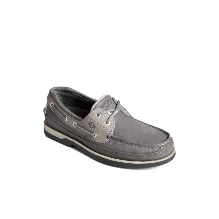 Sperry Gold Cup Mako Boat Shoe Grey Men Boat Shoes