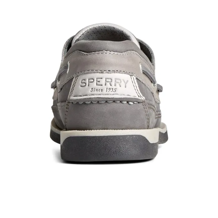 Sperry Gold Cup Mako Boat Shoe Grey Men Boat Shoes