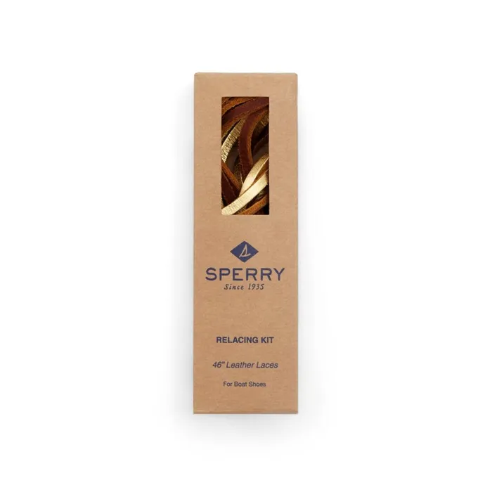 Sperry Lace Kit With Needle Gold Men Shoe Care and Laces