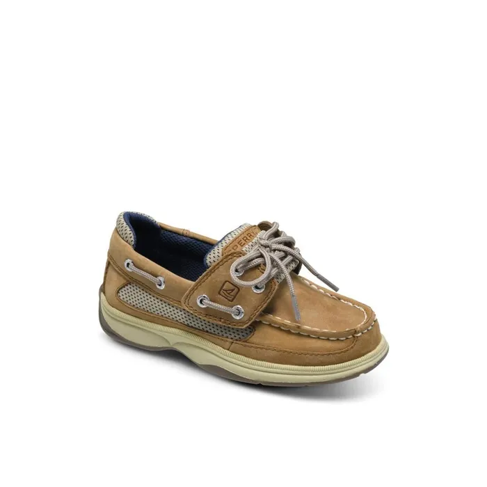 Sperry Lanyard Boat Shoe Brown Kids Boat Shoes