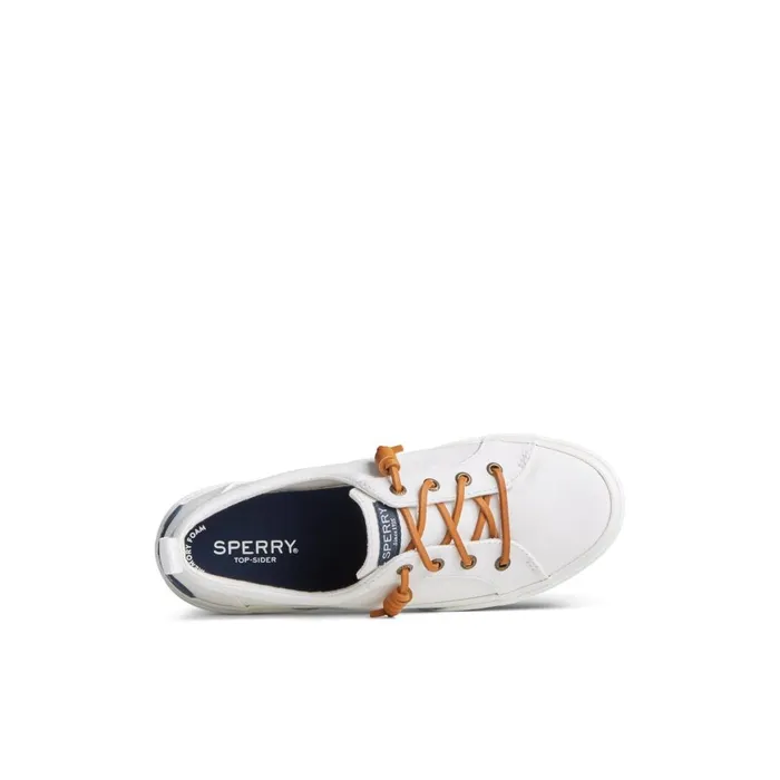 Sperry Pier Wave Lace Up Sneaker White Women Sneakers