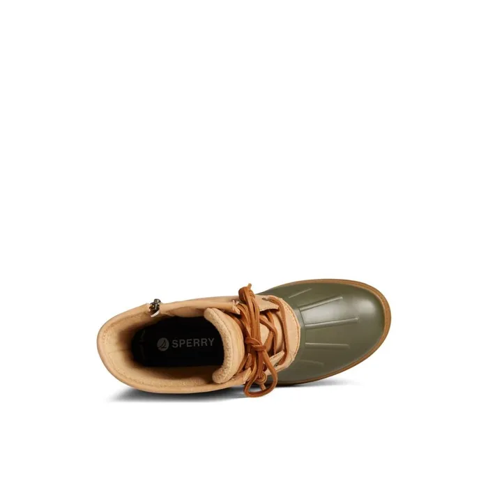 Sperry Saltwater 20 Duck Boot Green Women Boots