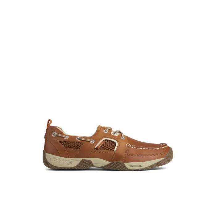 Sperry Sea Kite Sport Moc Boat Shoe Light Brown Men Sneakers