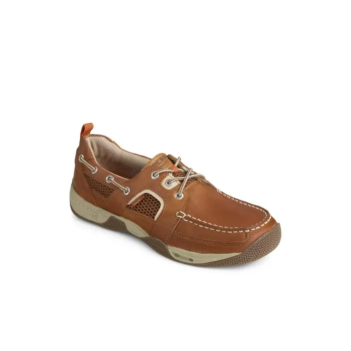 Sperry Sea Kite Sport Moc Boat Shoe Light Brown Men Sneakers