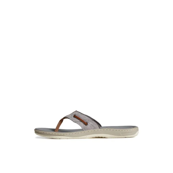 Sperry SeaCycled Baitfish Baja Flip Flop Grey Men Sandals