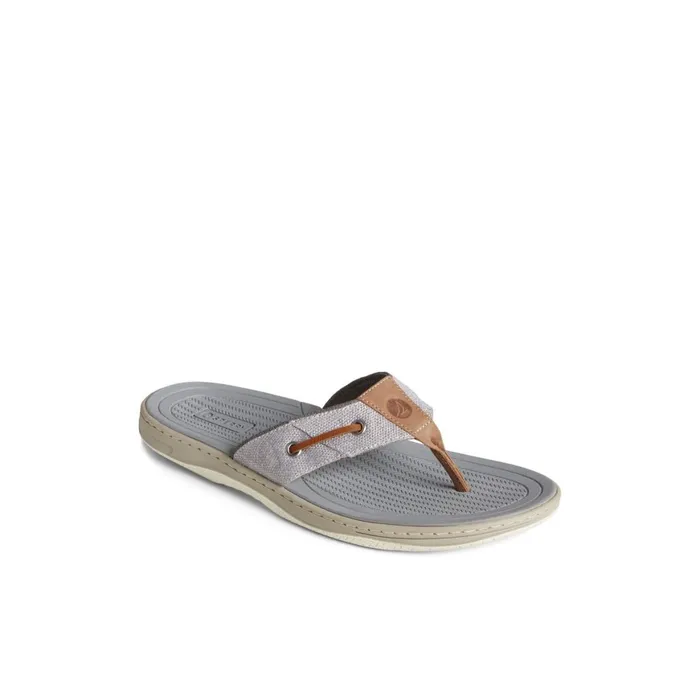 Sperry SeaCycled Baitfish Baja Flip Flop Grey Men Sandals