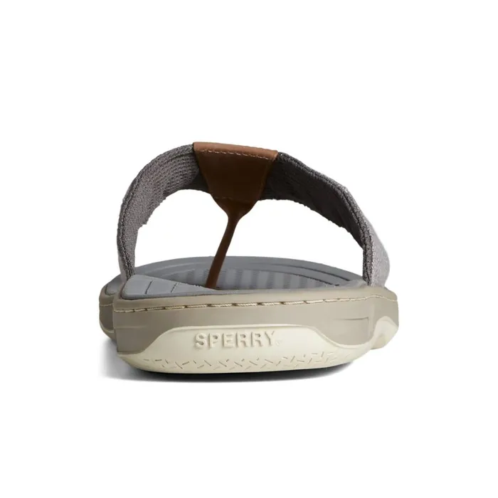 Sperry SeaCycled Baitfish Baja Flip Flop Grey Men Sandals