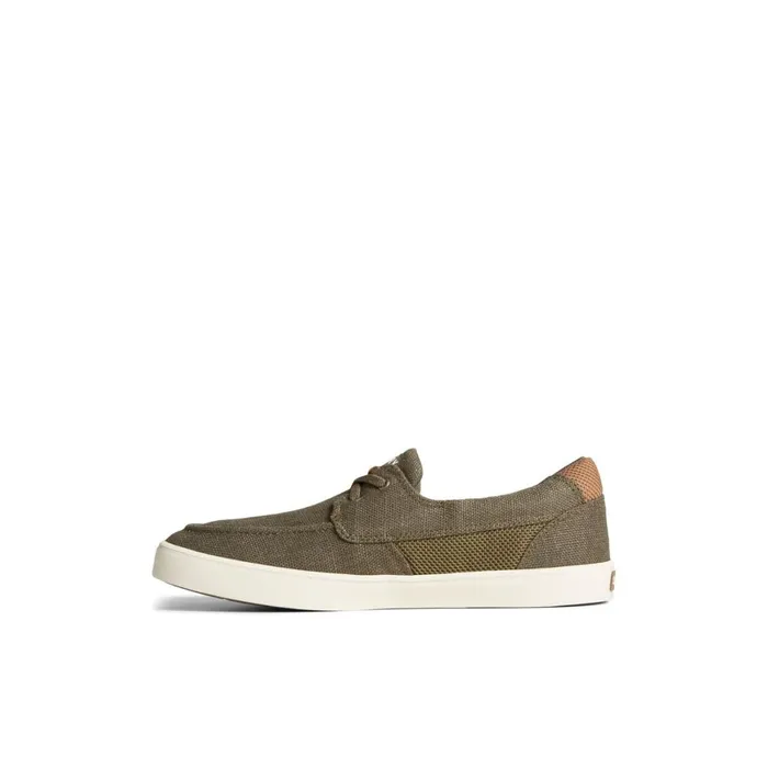 Sperry SeaCycled Bowery Sneaker Medium Green Men Sneakers