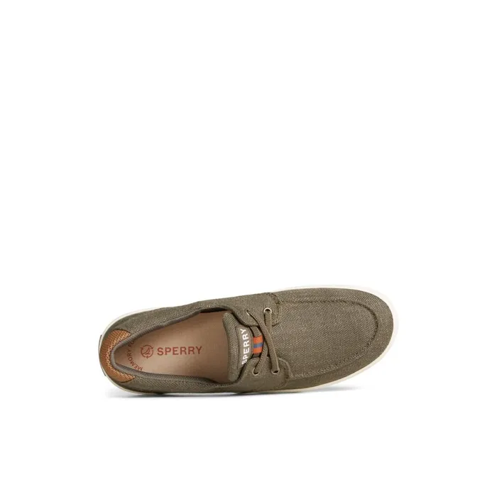 Sperry SeaCycled Bowery Sneaker Medium Green Men Sneakers