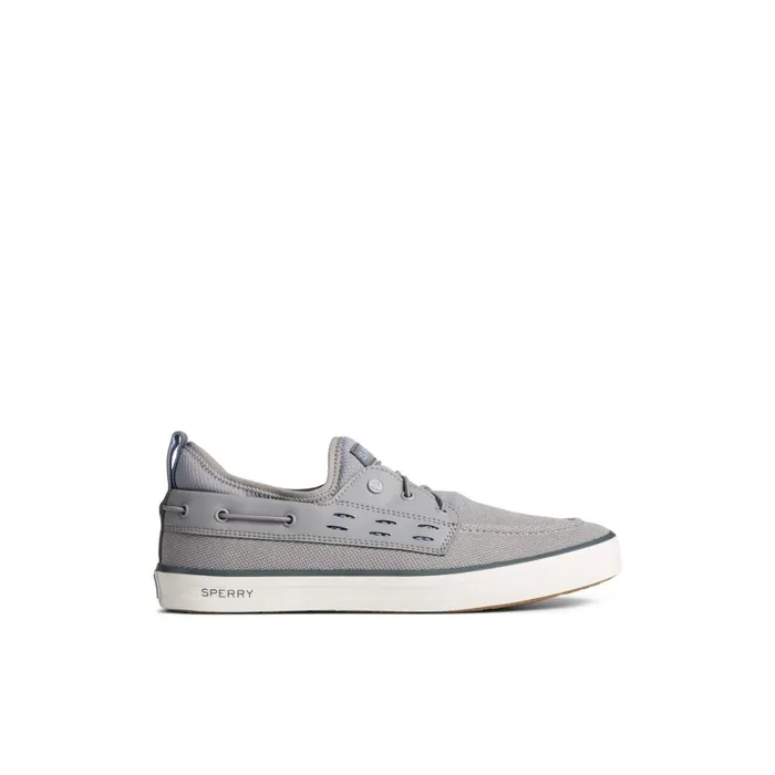 Sperry SeaCycled Fairlead Boat Sneaker Grey Men Sneakers