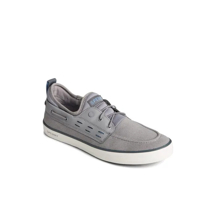 Sperry SeaCycled Fairlead Boat Sneaker Grey Men Sneakers