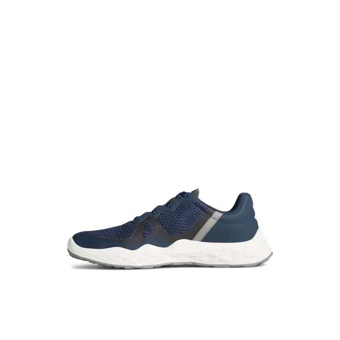 Sperry SeaCycled Headsail Sneaker Navy Textile Mesh Women Sneakers