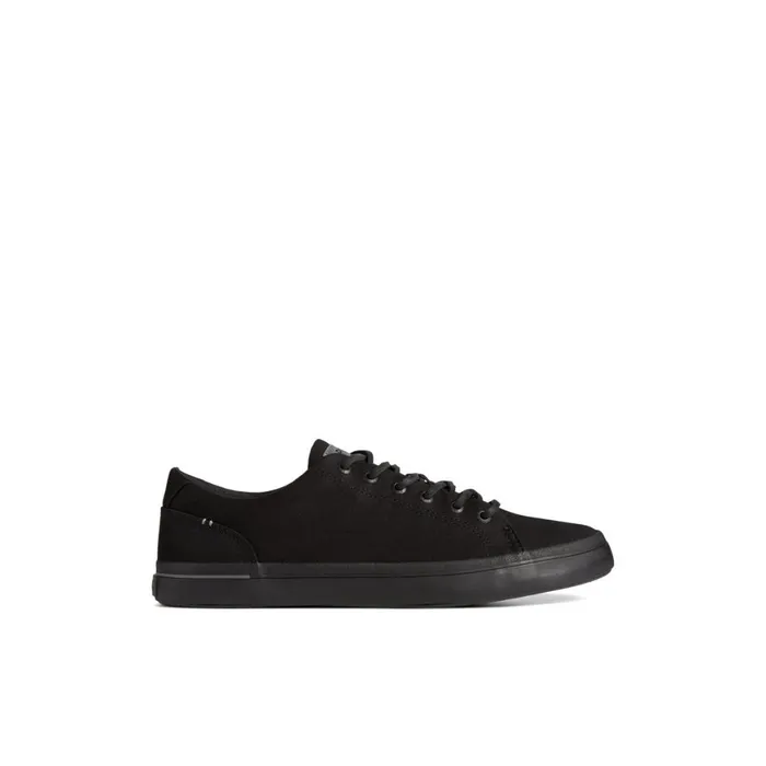 Sperry SeaCycled Striper II Textile Sneaker Black Men Sneakers