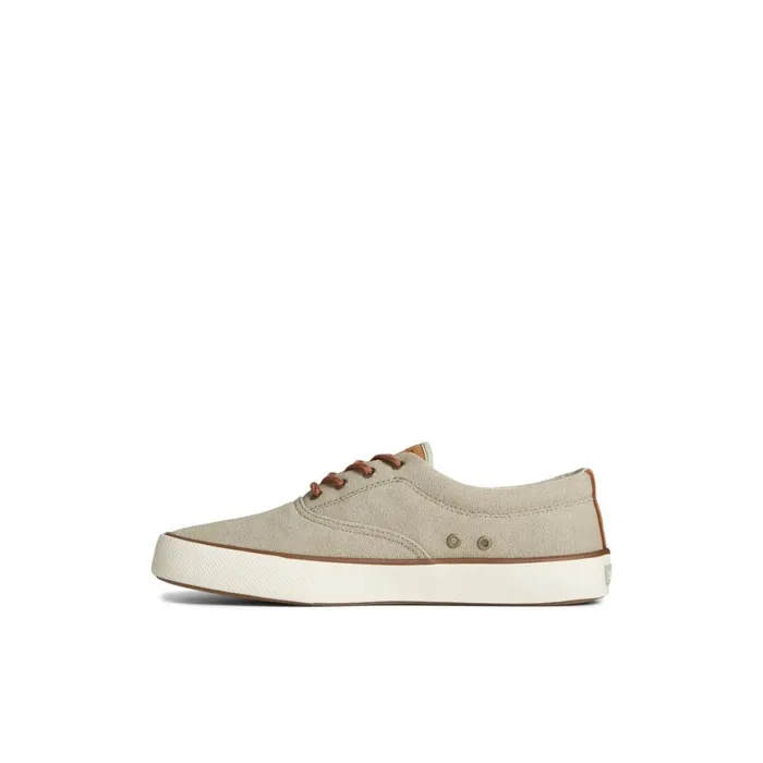 Sperry Striper II Washed Canvas CVO Sneaker Bone Men Sneakers