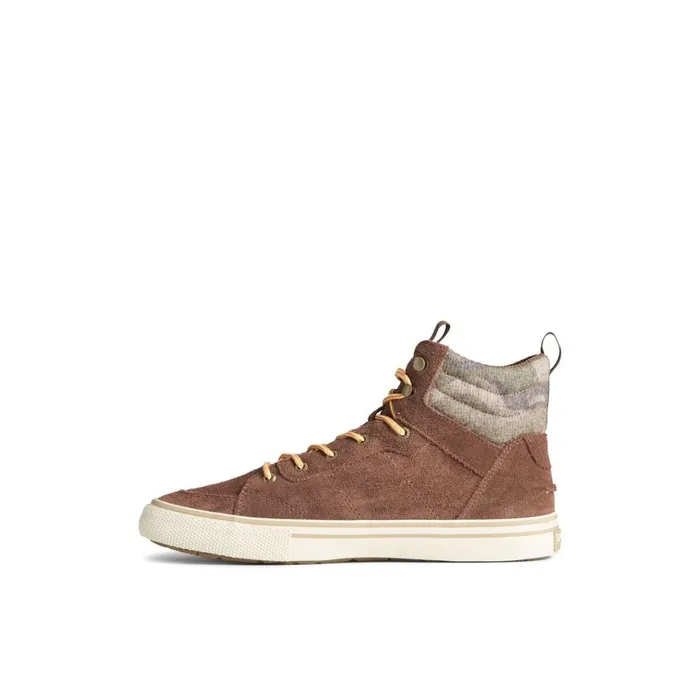 Sperry Striper Storm Hiker Waterproof Sneaker Boot Brown Men Sneakers