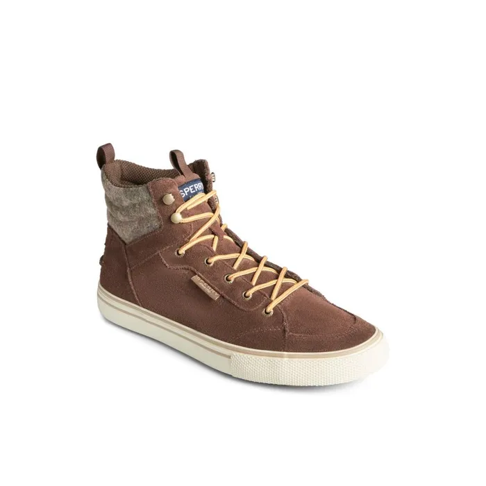 Sperry Striper Storm Hiker Waterproof Sneaker Boot Brown Men Sneakers