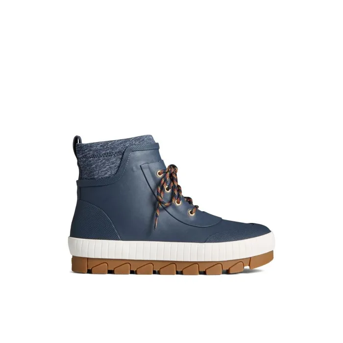 Sperry Torrent Rubber Lace Up Boot Navy Women Boots