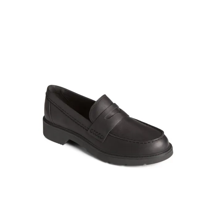 Sperry Wells Loafer Black Women Oxfords and Loafers