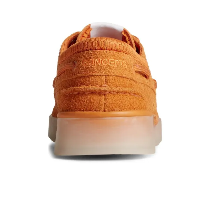 Sperry X Concepts Authentic Original 3Eye Cup Boat Shoe Orange Women Boat Shoes