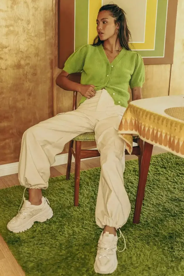Styles Cargo Pants In Cream Cream Women Bohme Pants