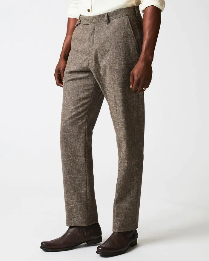 Suiting Men Billy Reid Flat Front Trouser Blackbrown