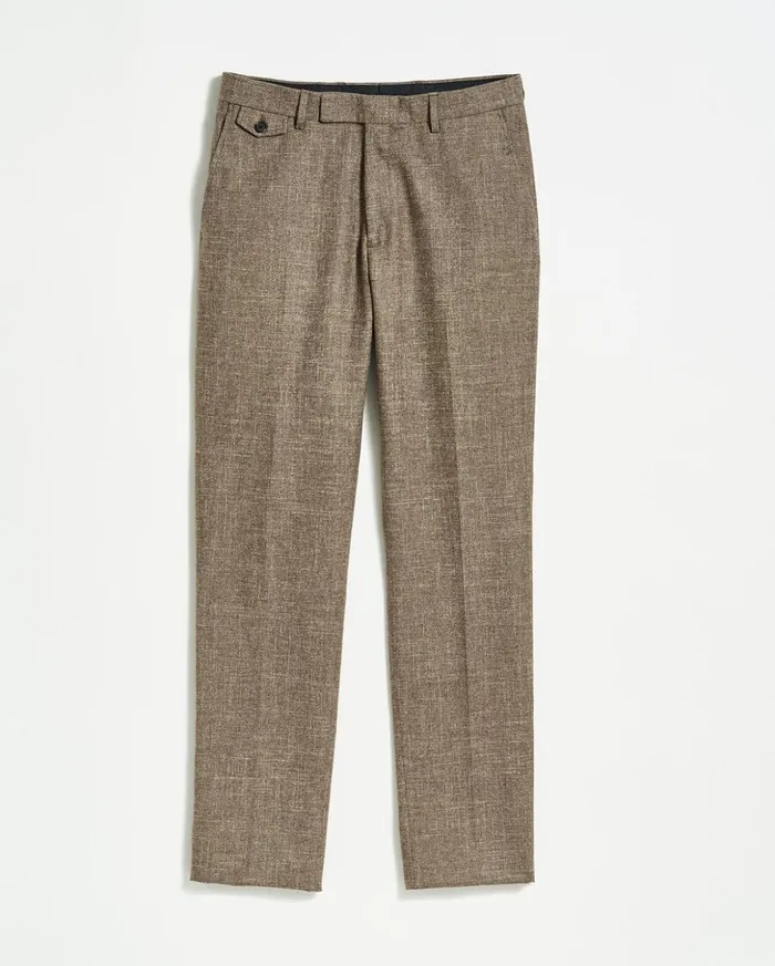 Suiting Men Billy Reid Flat Front Trouser Blackbrown