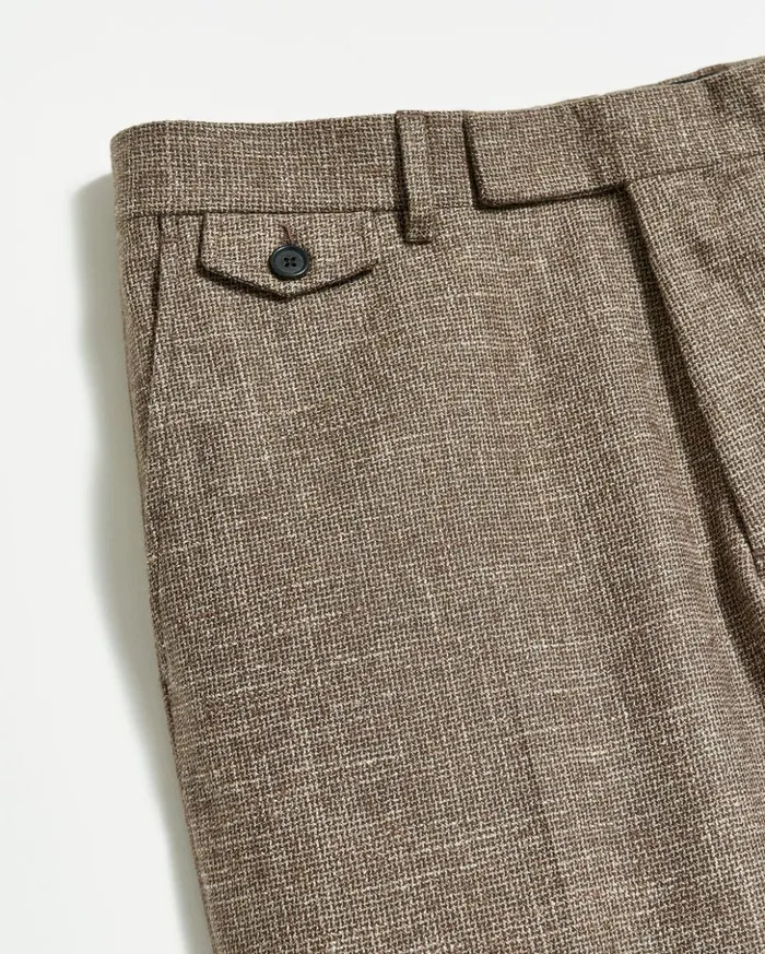 Suiting Men Billy Reid Flat Front Trouser Blackbrown
