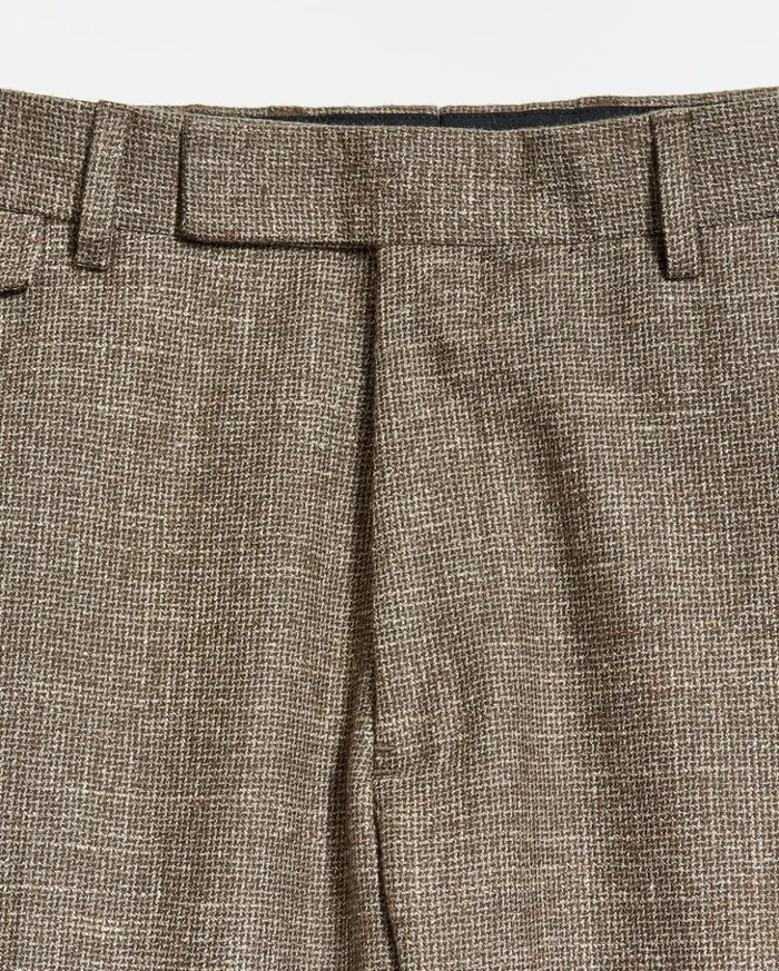 Suiting Men Billy Reid Flat Front Trouser Blackbrown