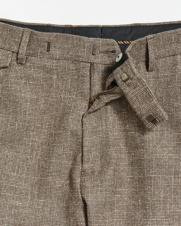 Suiting Men Billy Reid Flat Front Trouser Blackbrown