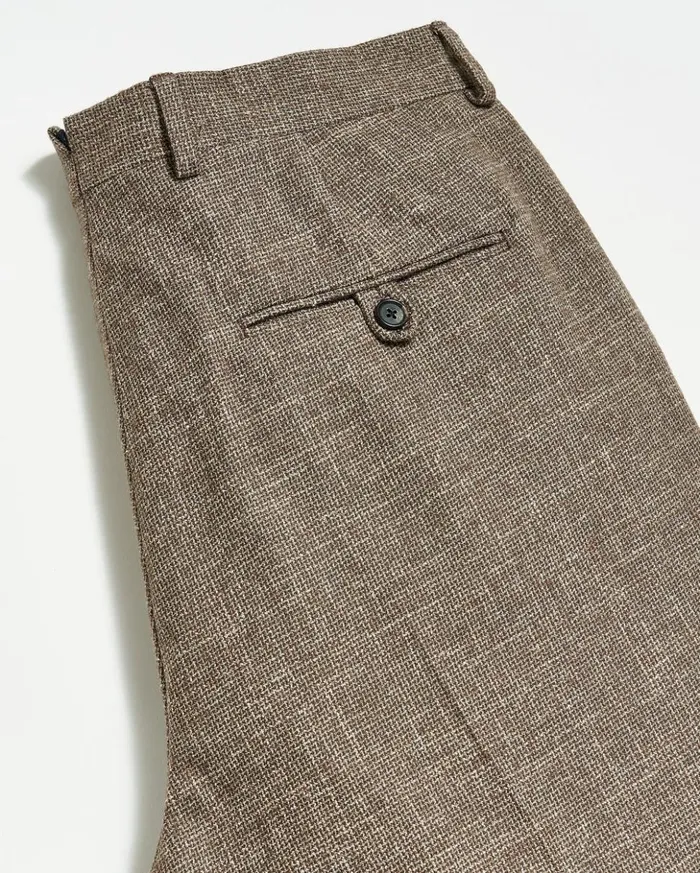 Suiting Men Billy Reid Flat Front Trouser Blackbrown